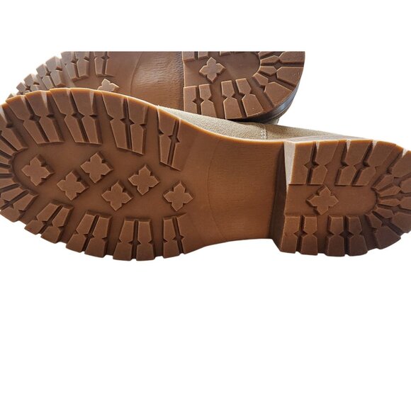 Steve Madden Size 9 Chelsea Suede Tan Lorali Boots - Picture 4 of 5